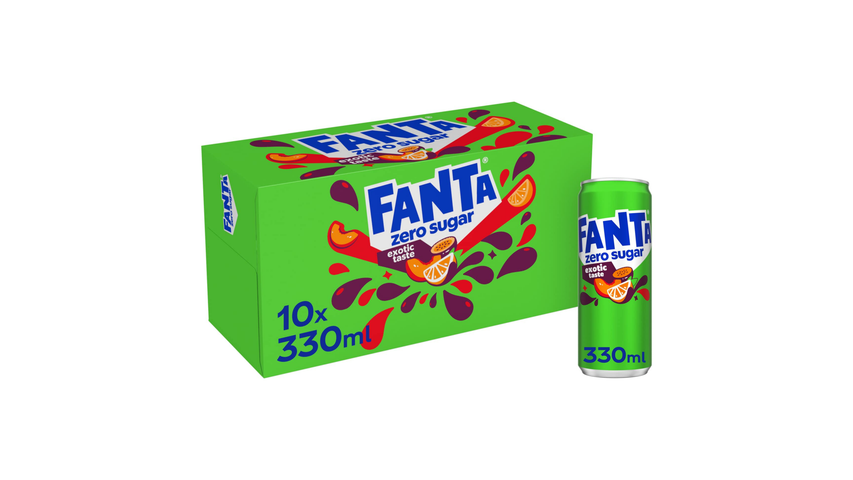 Fanta Zero Sugar Exotic | 10 x 330ml
