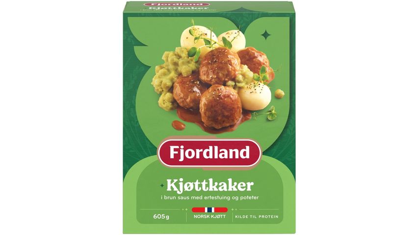 Fjordland Kjøttkaker m/Ertestuing | 605g