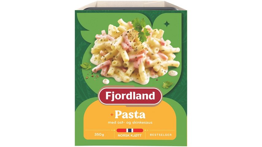 Fjordland Pasta m/Ost & Skinkesaus | 350g