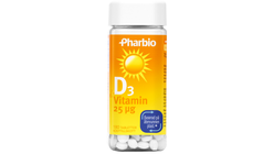 Pharbio D3-Vitamin 180st