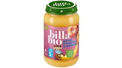 BILLA Bio Apfel, Pfirsich und Banane 190g