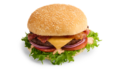 Hamburger m/ Ost & Bacon | 150g