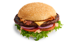 Hamburger m/ Ost & Bacon | 190g