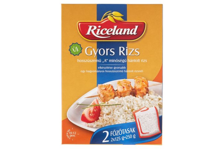 Riceland Gyors Rizs "A" minőségű hosszúszemű hántolt rizs 2 x 125 g (250 g)