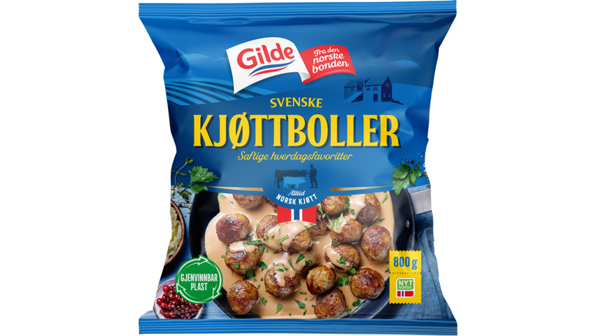 Gilde Svenske Kjøttboller Stekt | 800g