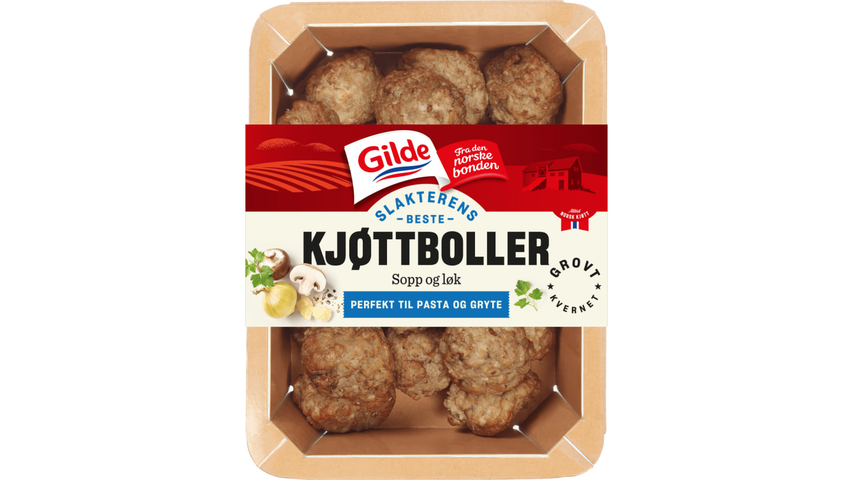 Gilde Kjøttboller Sopp & Løk | 400g