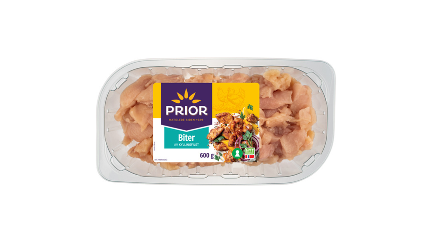 Prior Kyllingfilet Biter | 600g