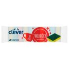 clever Houbičky na nádobí s abrazivní vrstvou na hrubé nečistoty | 10 kusů