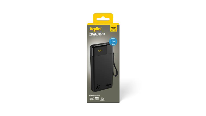 Aqiila Powerbank Powerbird B20B+ 20000mAh 65W