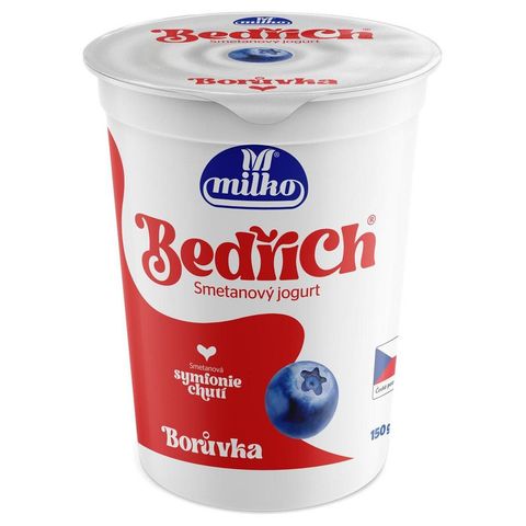 Milko Bedřich Creamy blueberry yogurt | 150 g