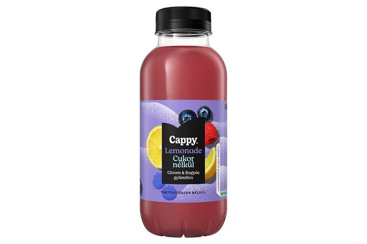Cappy Lemonade Non-Carbonated Berry & Lemon Flavoured Soft Drink with Sweeteners 400 ml