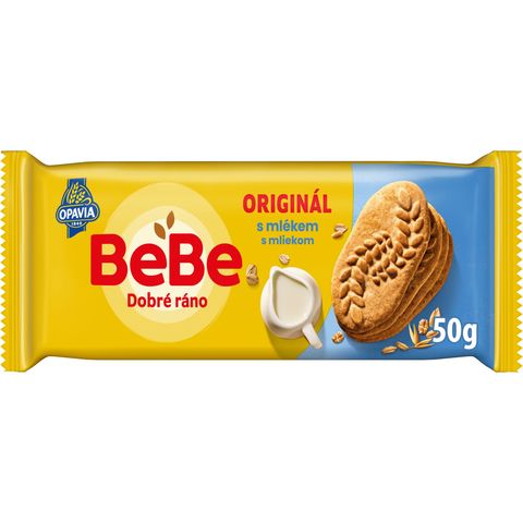 Opavia BeBe Dobré Ráno sušenky s mlékem | 50 g