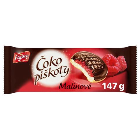 Figaro Malinové čoko piškoty | 147 g