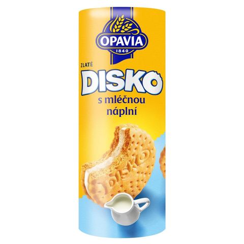 Opavia Disco Biscuits with Milk Filling | 169 g