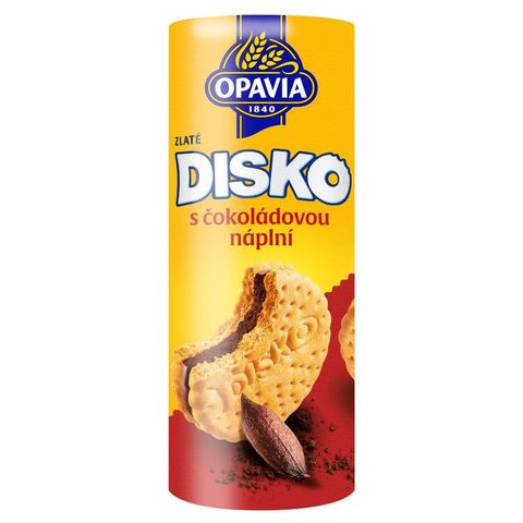 Opavia Disko sušenky s čokoládovou náplní | 169 g