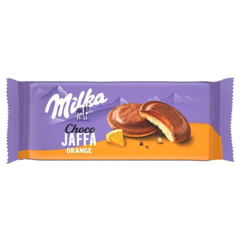 Milka Choco Jaffa piškoty s pomerančovým želé | 147 g