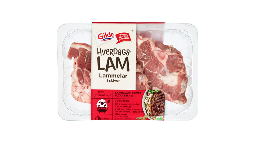Gilde Lam Lårskiver Hverdagslam | Ca500g
