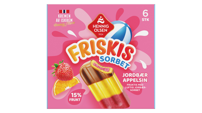 Hennig-Olsen Friskis Sorbet | 6pcs