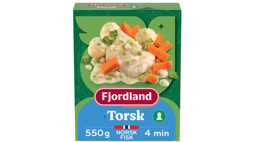 Fjordland Torsk m/Purreløksaus | 550 gr