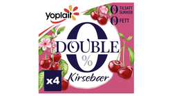 Yoplait Double 0 Youghurt Kirsebær | 4 x 125g