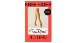 Pierre Robert Knee High Support Sand | Sort 3pk 36-41