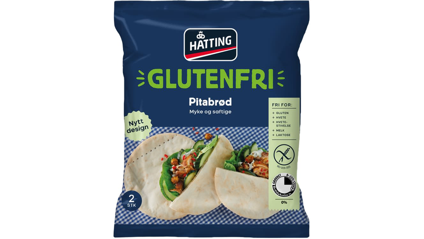 Hatting Pitabrød Glutenfri 2stk | 230g
