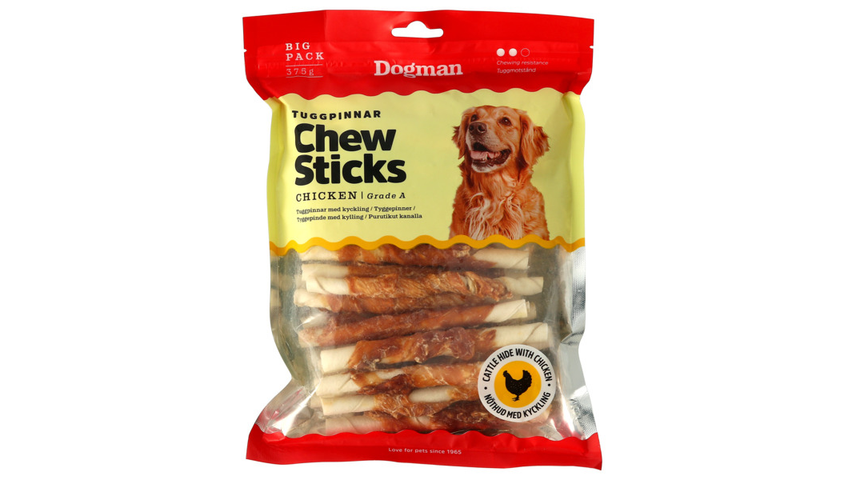Dogman Tyggepinner m/Kylling | 375g
