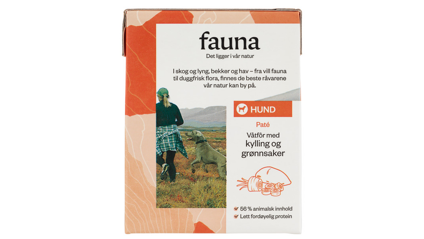 Fauna Våtfor Kylling & Grønnsaker | 375g
