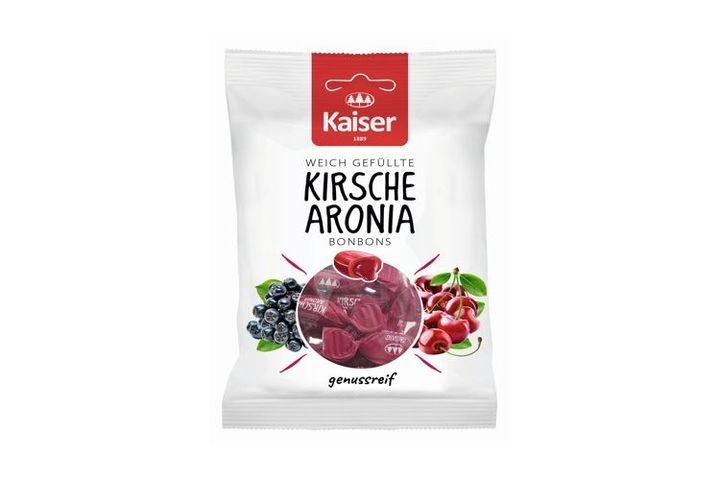 Kaiser Meggy és Törpeberkenye ízű töltött cukorka 90 g