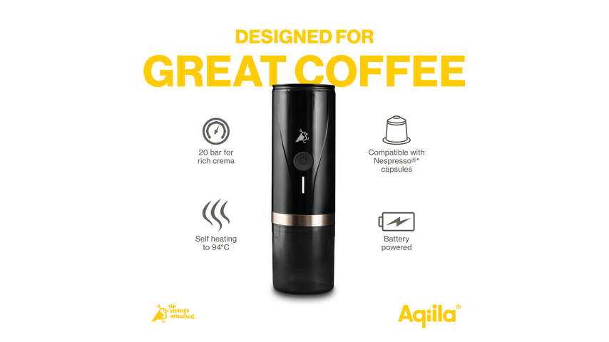 Aqiila Bærbar Kaffesett Coffeebird