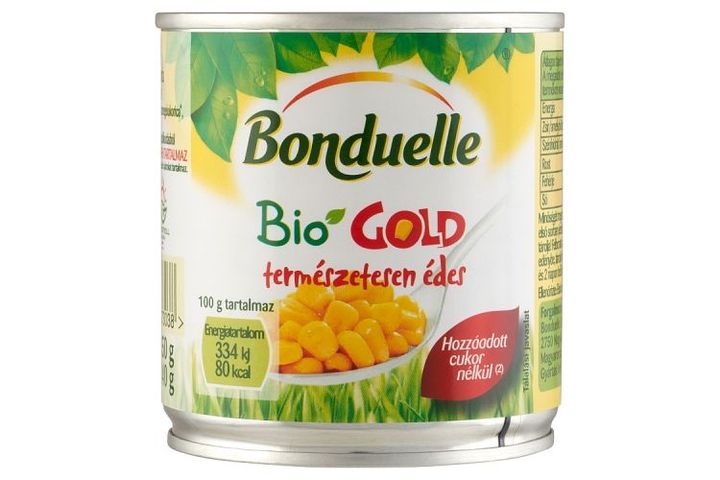 Bonduelle Gold bio morzsolt csemegekukorica 150 g