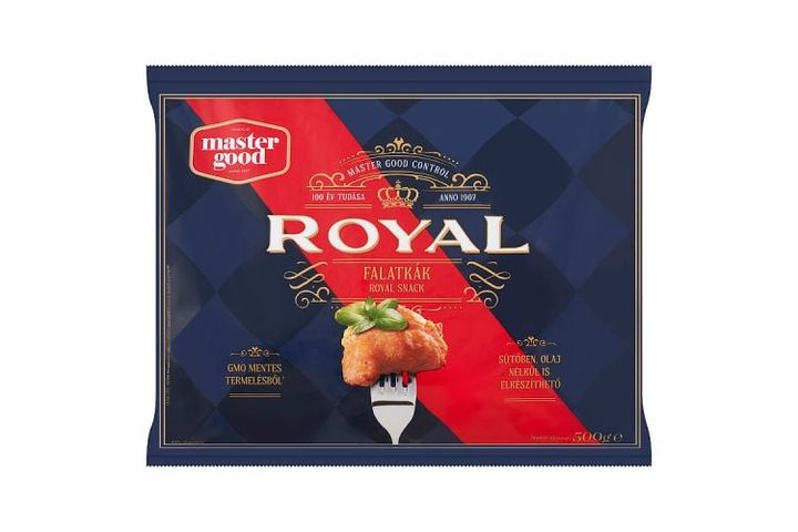 Master Good Royal falatkák gyorsfagyasztott, főtt-sült tempura panírral bevont csirkemellfilé 500 g