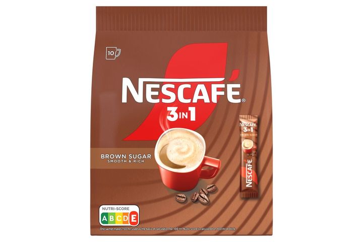 Nescafé 3in1 Brown Sugar azonnal oldódó kávéspecialitás barnacukorral 10 x 16,5 g (165 g)