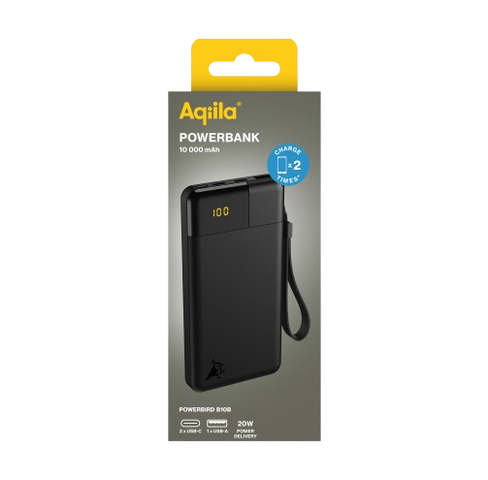 Aqiila Powerbank Powerbird B10B 10000 mAh 20W