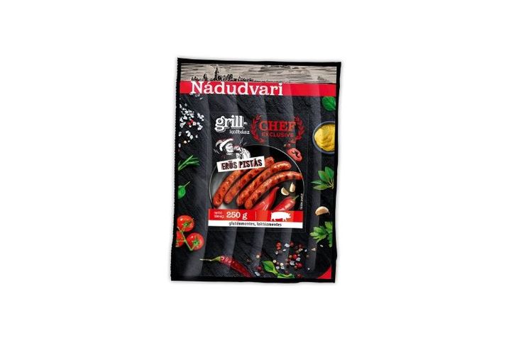 Nádudvari Erős Pistás csípős grillkolbász 250 g