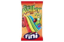 Fini Roller vegyesgyümölcs ízű gumicukorszalag, savanyú cukorporral panírozva 20 g