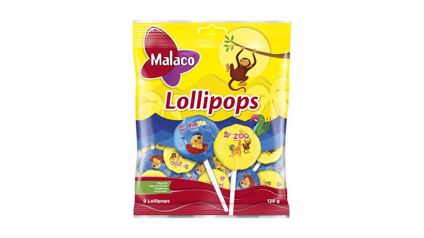 Malaco Malaco Lollipops 128g