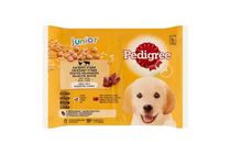Pedigree alutasak Multipack Junior Csirke & rizs, Marha & rizs 4x100g