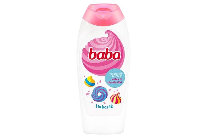 Baba kényeztető tusfürdő málna és rózsafa illattal 400 ml