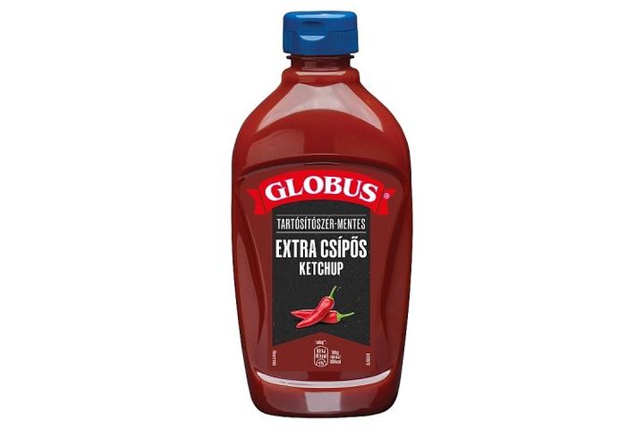 Globus extra csípős ketchup 485 g