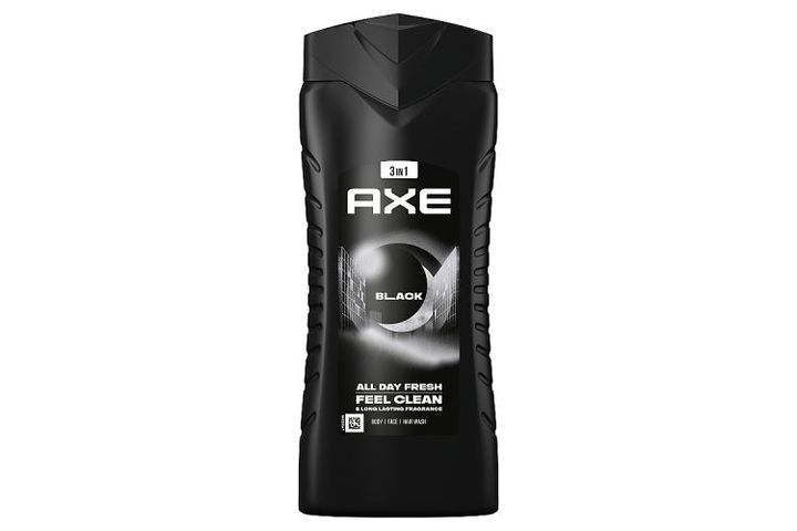 AXE Black 3 in 1 tusfürdő testre, arcra, hajra 400 ml