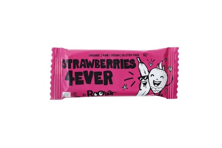 Roobar Strawberry 4ever Epres nyers szelet 30 g