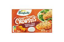 Bonduelle Croustis sütőtökös nuggets gyorsfagyasztott panírozott és elősütött sajtos zöldségkorong 305 g