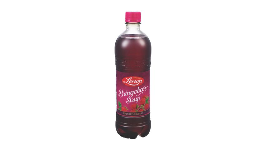 Lerum Bringebærsirup | 0.75l