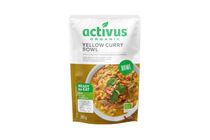 Activus bio sárgacurry-tál csiperkegombával és csicseriborsóval 283 g
