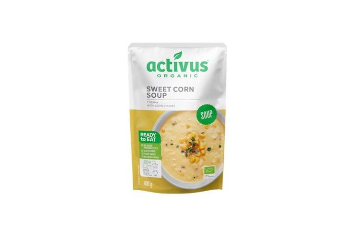 Activus bio vegán édeskukorica-leves 400 g