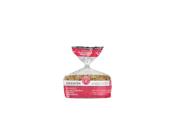 Jókenyér kovászos teljeskiőrlésű kenyér magvakkal (szeletelt, csomagolt) 500 g