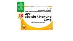 Zyx Halstablett 3mg Apelsin & Honung 20-p