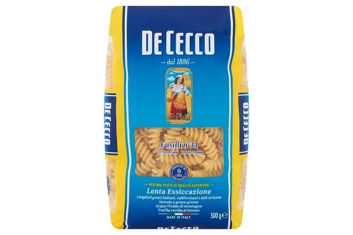 De Cecco fusilli durum búzadarából készült tészta 500 g