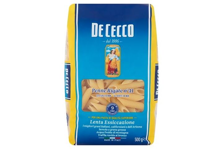 De Cecco penne rigate durum búzadarából készült tészta 500 g